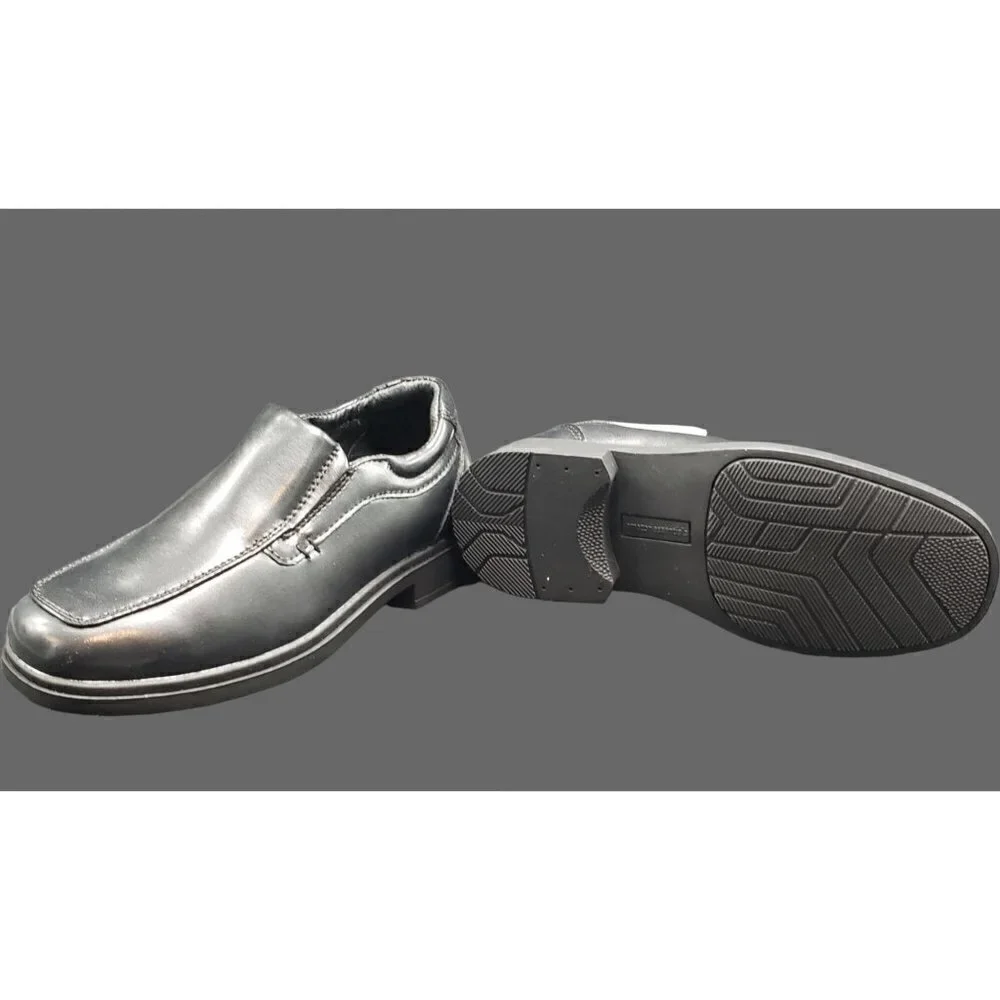 NWT Boys Child Sz 12 Loafers Dress Shoes Slide On Black Unisex Amazon Essentials